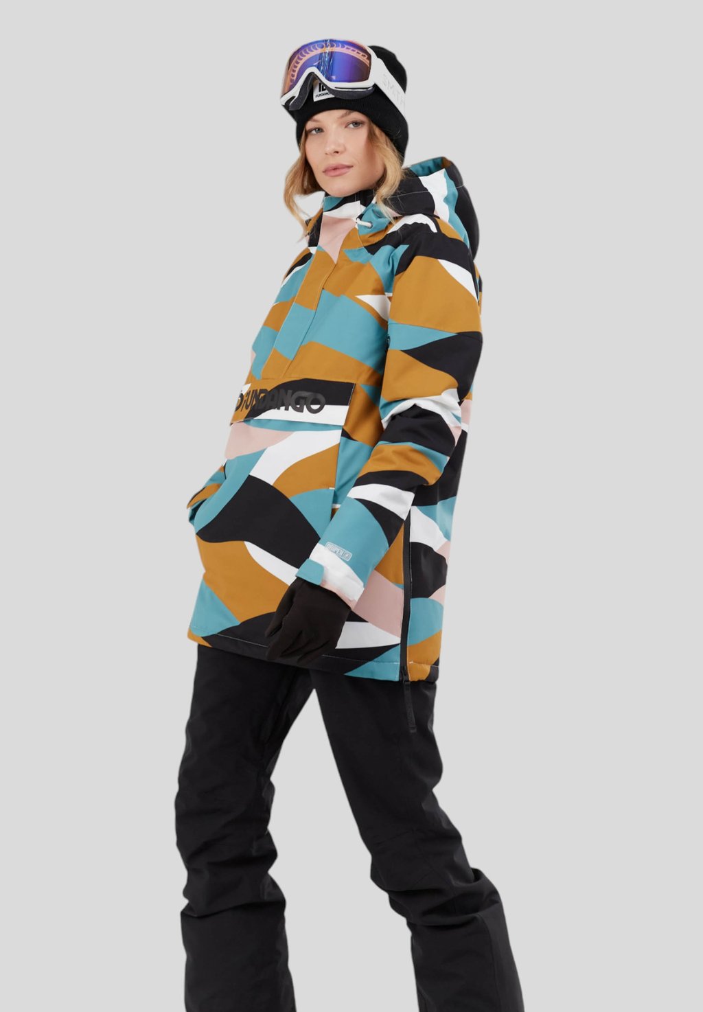 

Зимняя куртка BIRCH LOGO ANORAK Fundango, серый