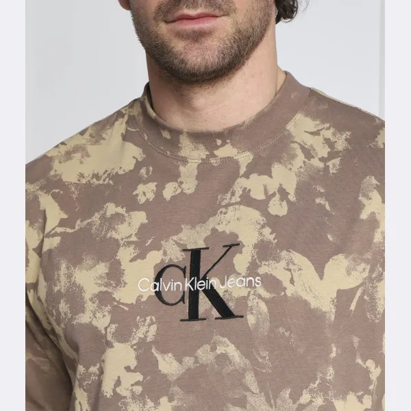 Футболка свободного кроя Calvin Klein, коричневый — фото 4