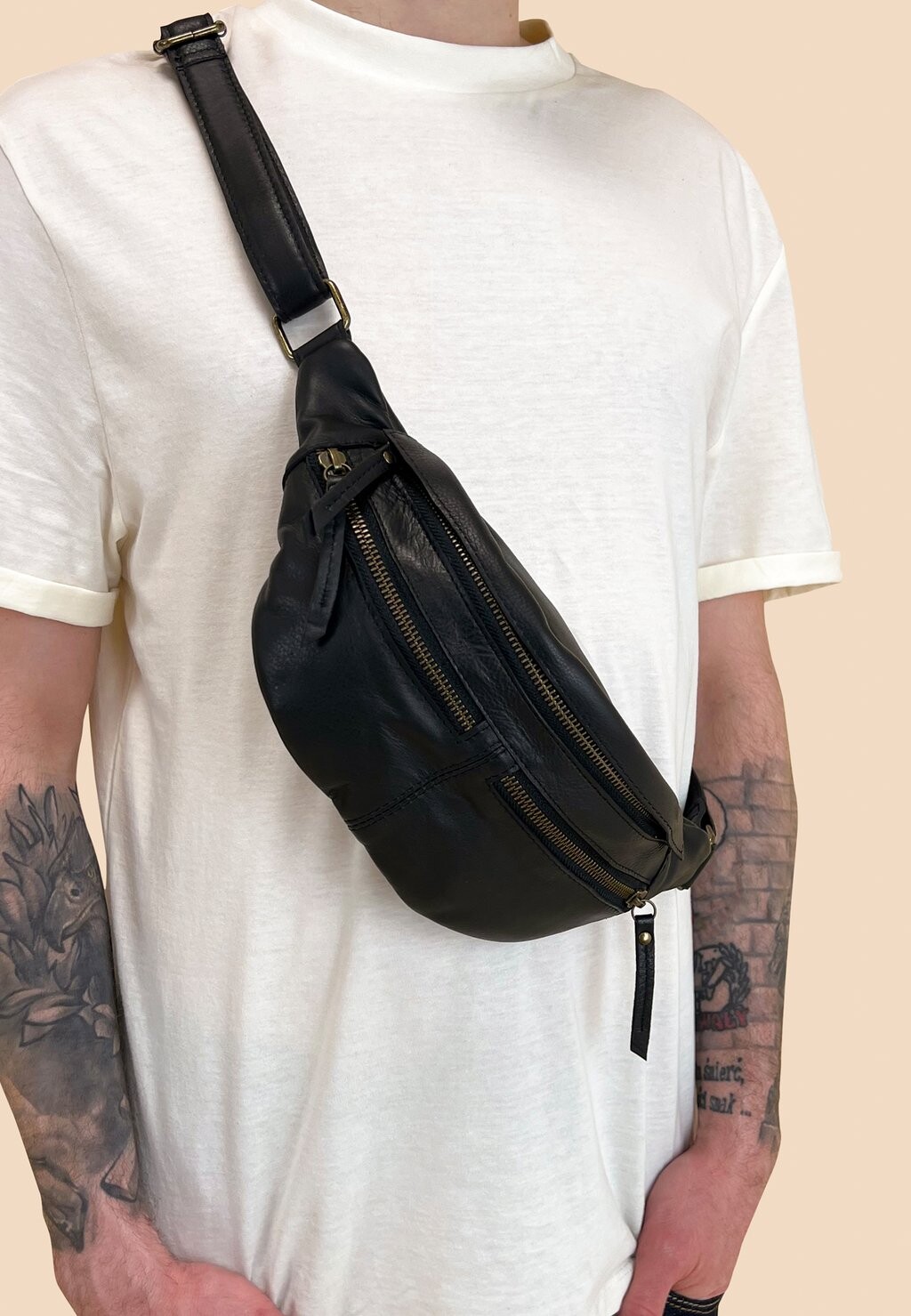 

Поясная сумка Acton Gusti Leder, черный