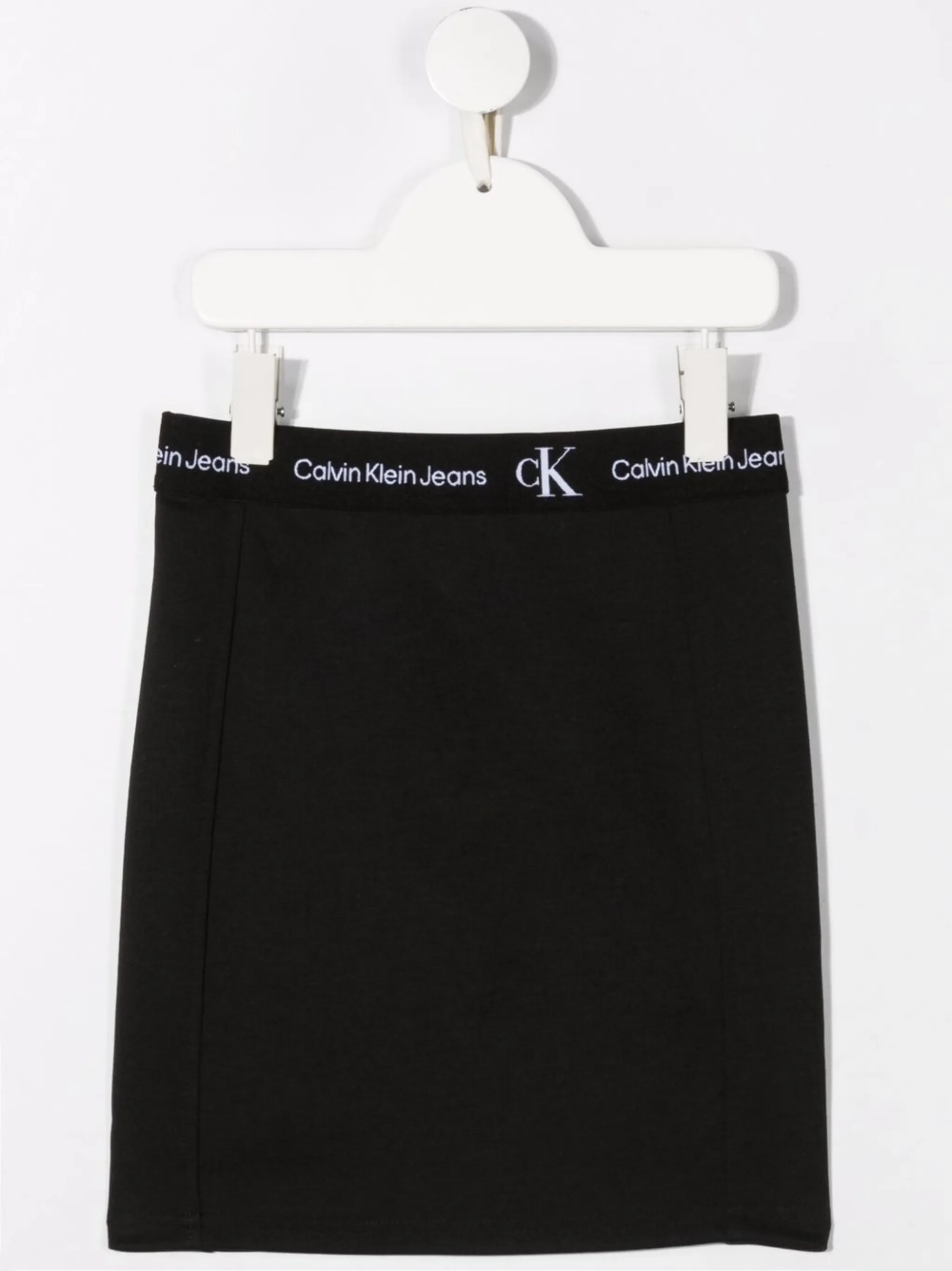 Юбка с логотипом Calvin Klein Kids, черный — фото 2