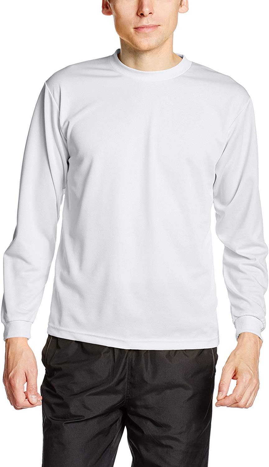 

Футболка с длинными рукавами и круглым вырезом Glimmer 00304-ALT, сухая, 113 г (4,4 унции), белый