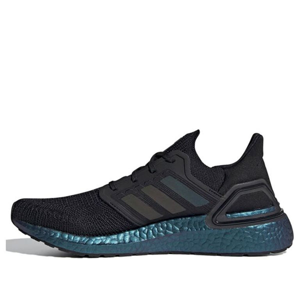 

Кроссовки ultraboost 20 'black signal cyan' Adidas, синий