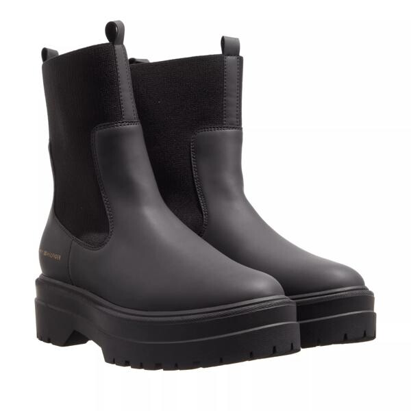 Ботинки feminine seasonal utility boot Tommy Hilfiger, черный
