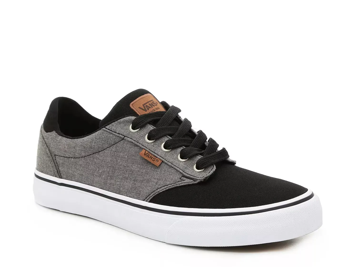 

Кроссовки Atwood Deluxe - мужские Vans, Black/Grey Canvas