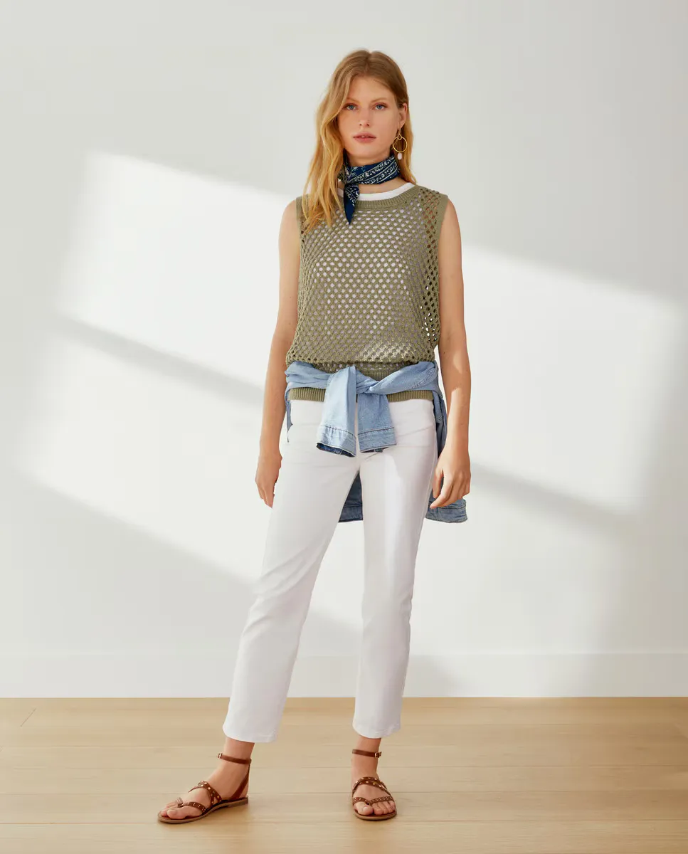 

5B Тонкий цвет пуш-ап Southern Cotton, белый