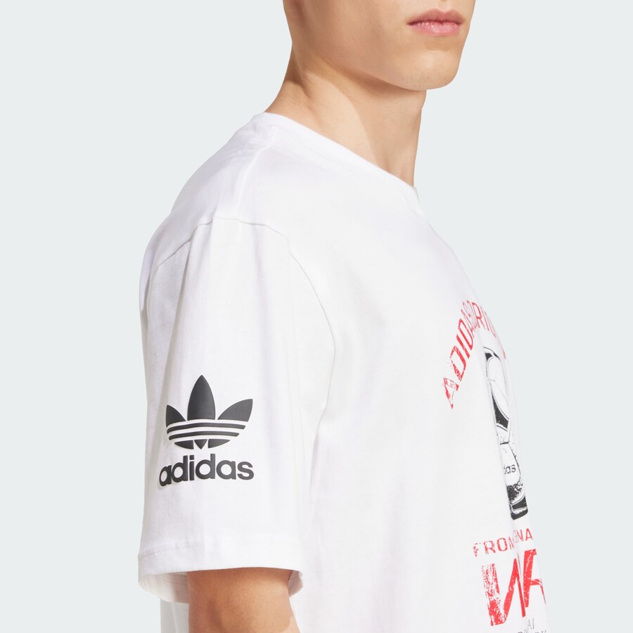 Футболка ADIDAS ORIGINALS 90s Football, White — фото 4
