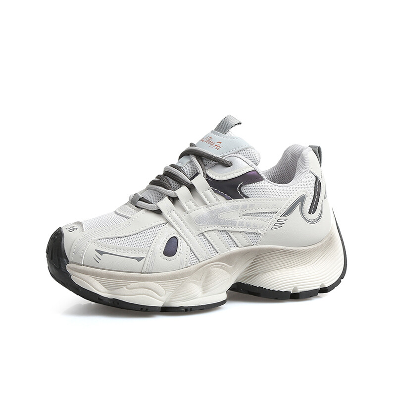 

Кроссовки Quantity LIANGHUO Chunky Sneakers Women's Low-top, серый