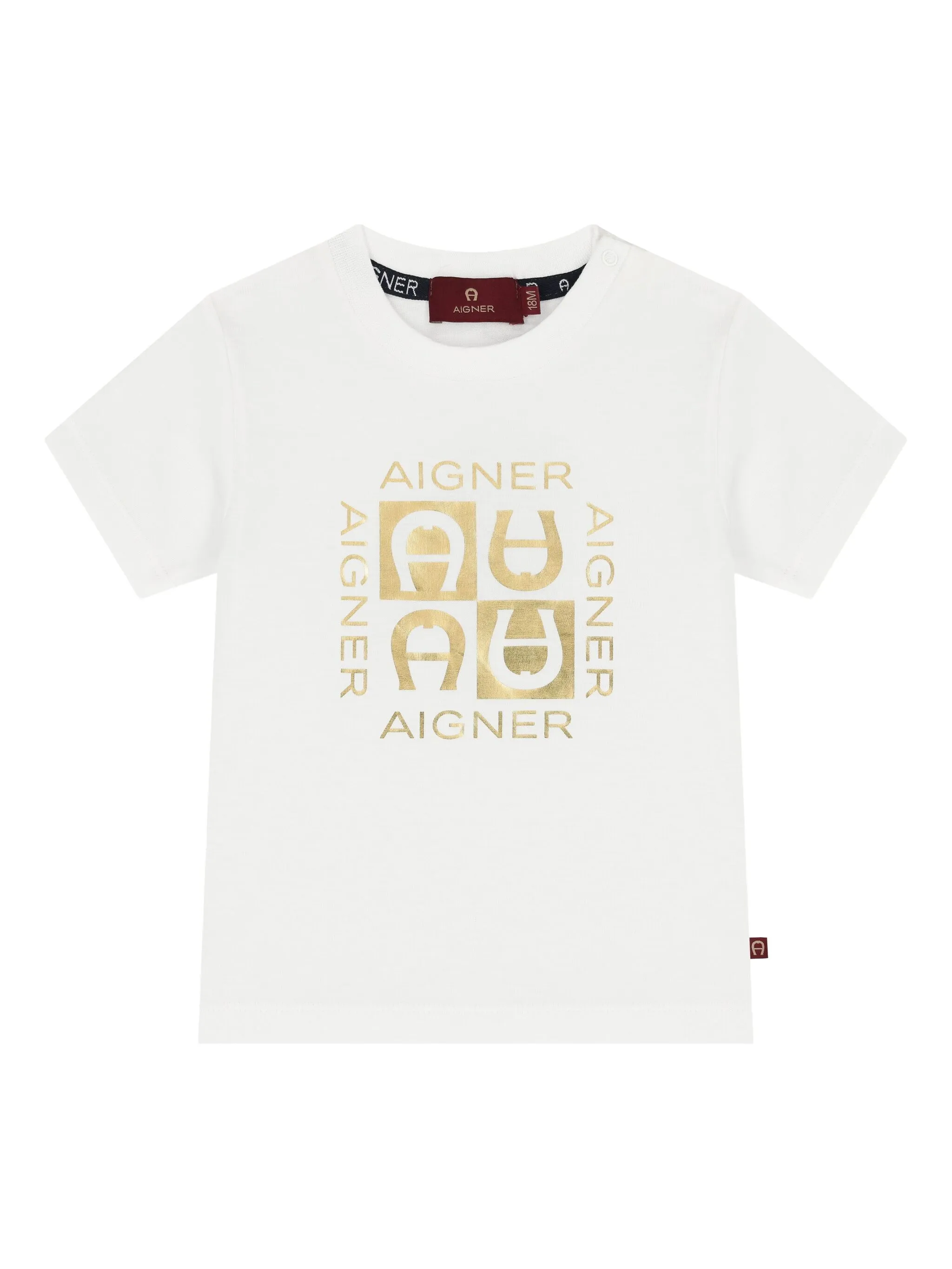 

Футболка с логотипом Aigner Kids, белый