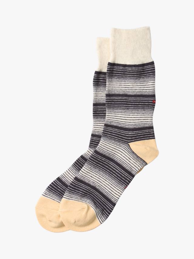 

Полосатые носки Crew ROTOTO, Charcoal