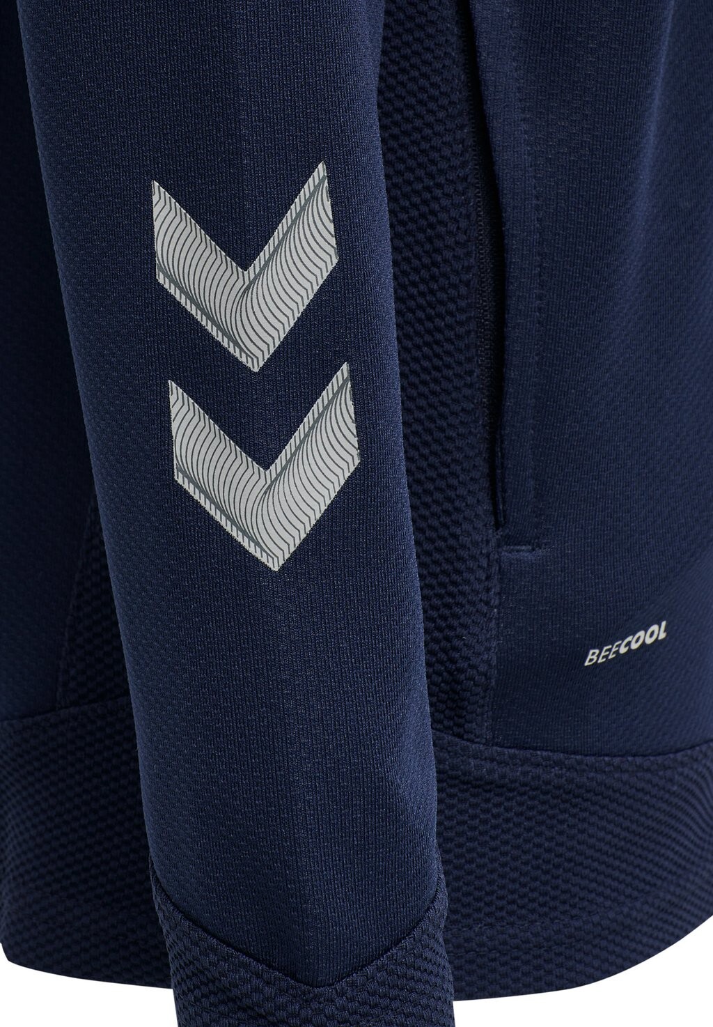 Толстовка LEAD POLY HOODIE KIDS Hummel, цвет marine — фото 4