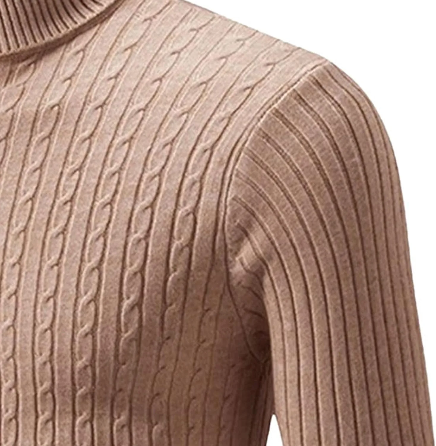 Мужской водолазка термо трикотажный пуловер slim fit легкий ребристый — фото 4