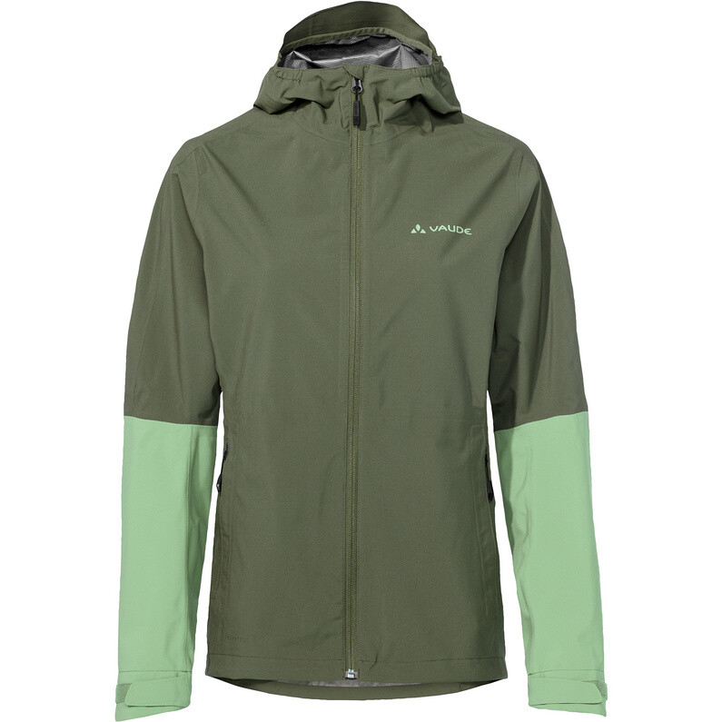 

Женская куртка Moab Rain II Vaude, оливковый