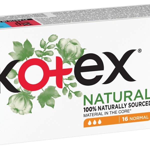 

Тампоны гигиенические обычные, 16 шт./1 уп. Kotex Natural