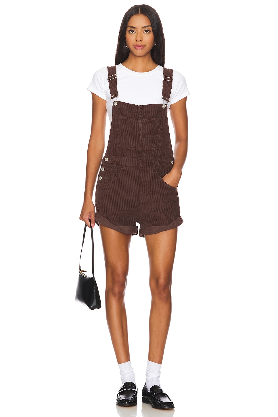 

Короткий комбинезон ziggy cord Free People, цвет barnwood