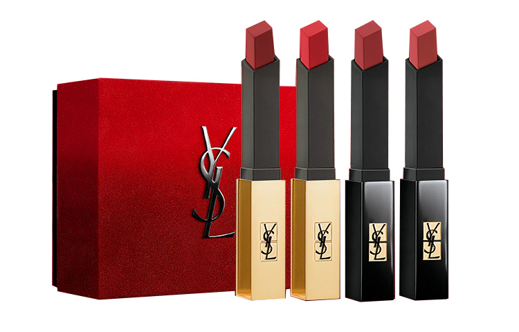 Подарочный набор губных помад Yves Saint Laurent Rouge Pur Couture: The Slim (N1966 + N23), 2,2 г*2 + The Slim Velvet Radical (N302 + N301), 2,2 г*2