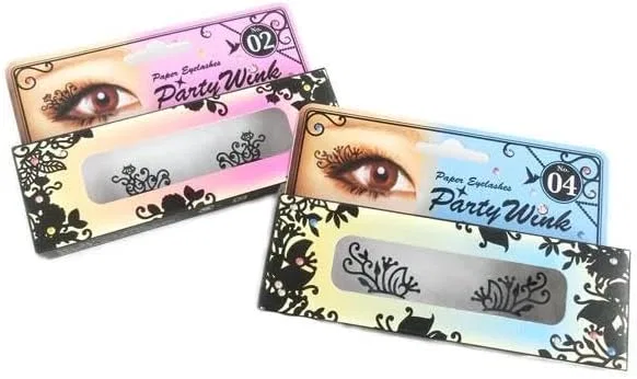 Ресницы Party Wink Decorated False Eyelashes, набор 2 шт, черные