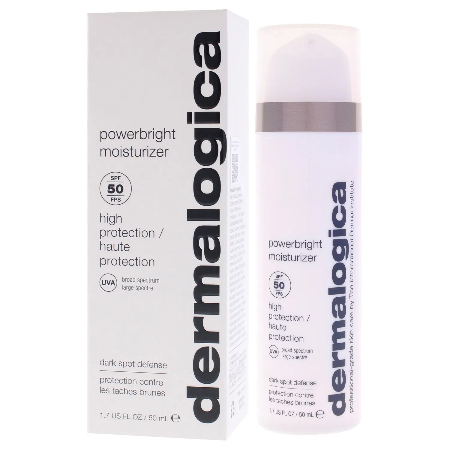 Увлажняющий крем Powerbright SPF 50 от Dermalogica для мужчин и женщин - 1,7 унции (48 г), белый — фото 4