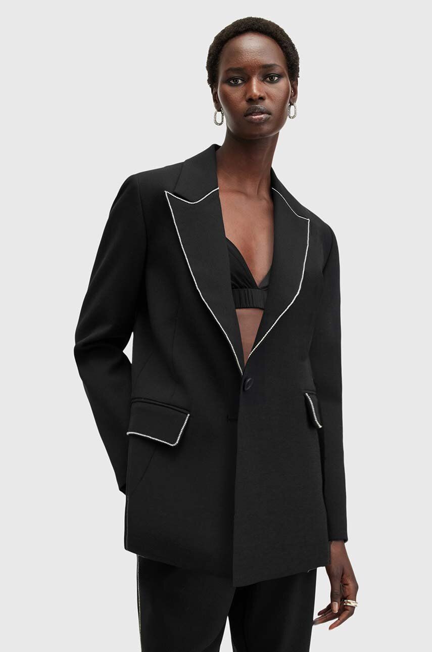 

Блейзер с добавлением шерсти ATLAS KRYS BLAZER AllSaints, черный