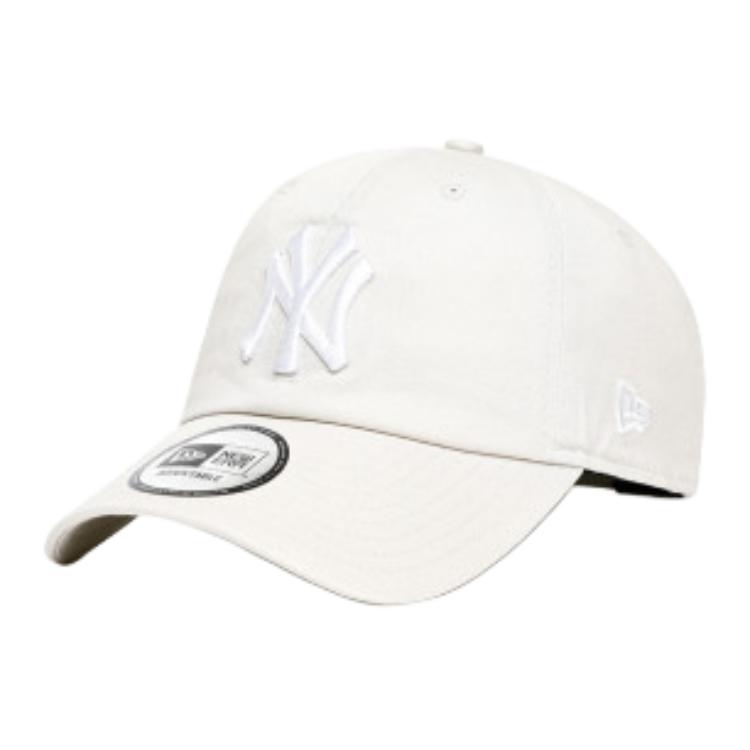 

New Era Хлопковая бейсболка унисекс белая, White