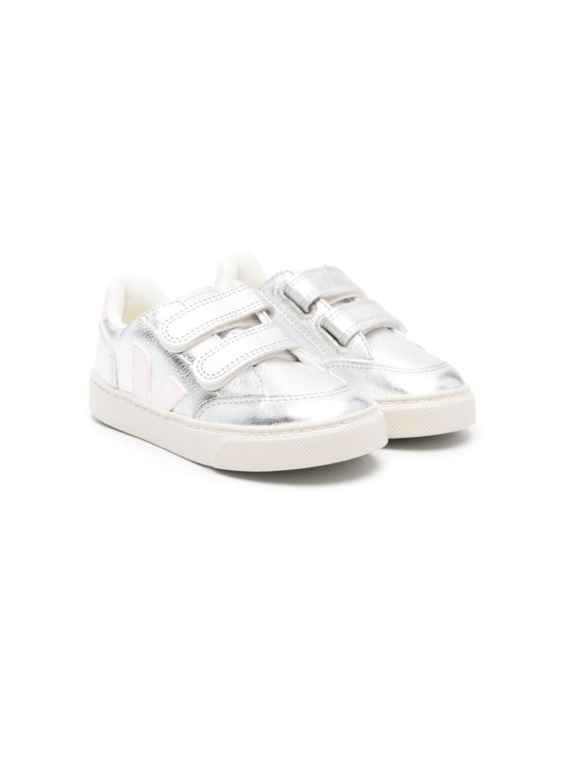 

Кроссовки V-12 ChromeFree с эффектом металлик VEJA Kids, серебристый