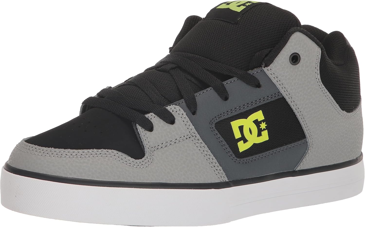 

Мужские кроссовки DC Shoes Pure Mid для повседневного ношения и скейтбординга, черный/зеленый/серый
