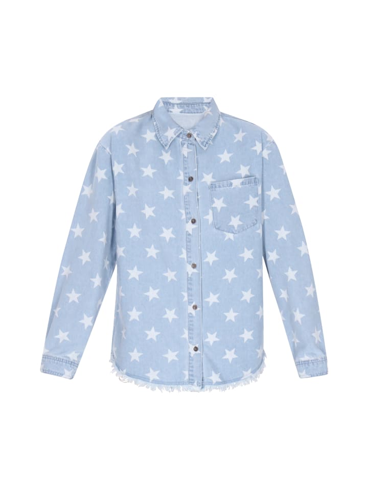 

Блуза ebeeza Shirt, небесно-синий