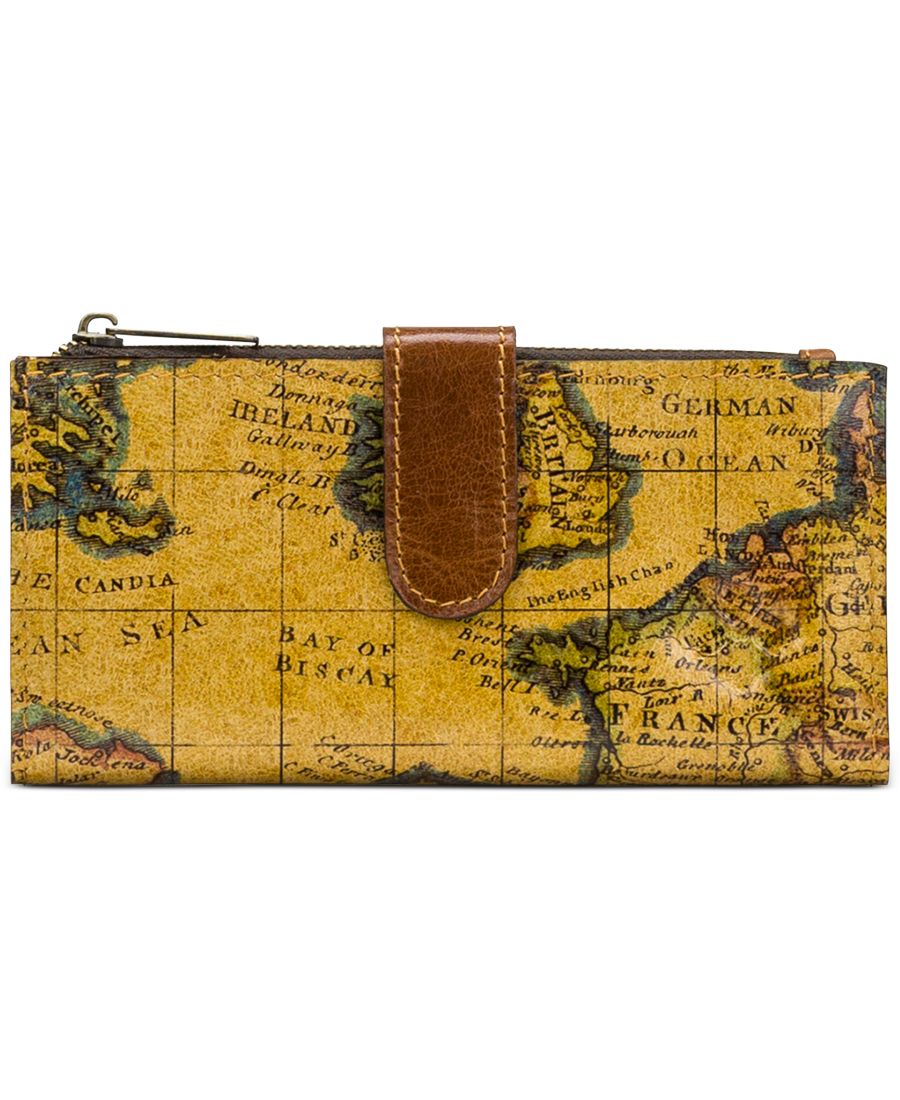 

Кожаный кошелек Назари Patricia Nash, цвет european map, Желтый, Кожаный кошелек Назари Patricia Nash, цвет european map