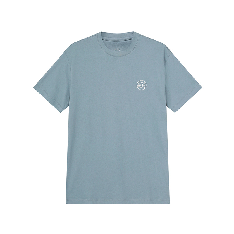 

ARMANI EXCHANGE Футболка AE SS25 мужская pea green, Зеленый, ARMANI EXCHANGE Футболка AE SS25 мужская pea green