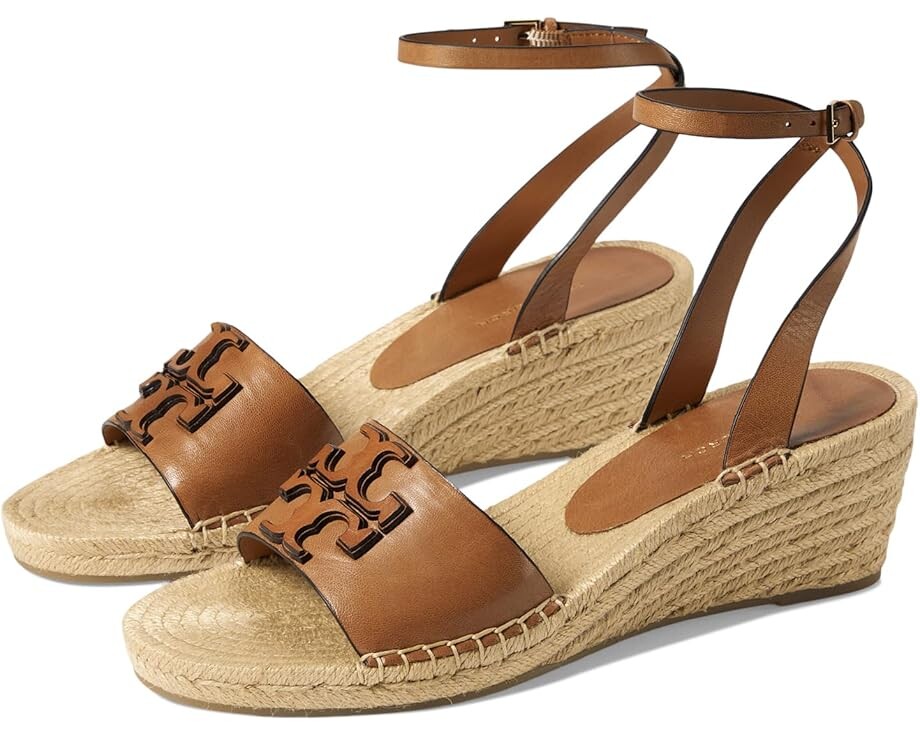 Туфли Tory Burch 50 mm Ines Wedge Espadrille, оранжевый