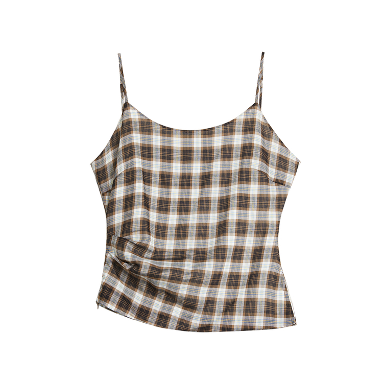 

ELLE Камисол женский Coffee Plaid