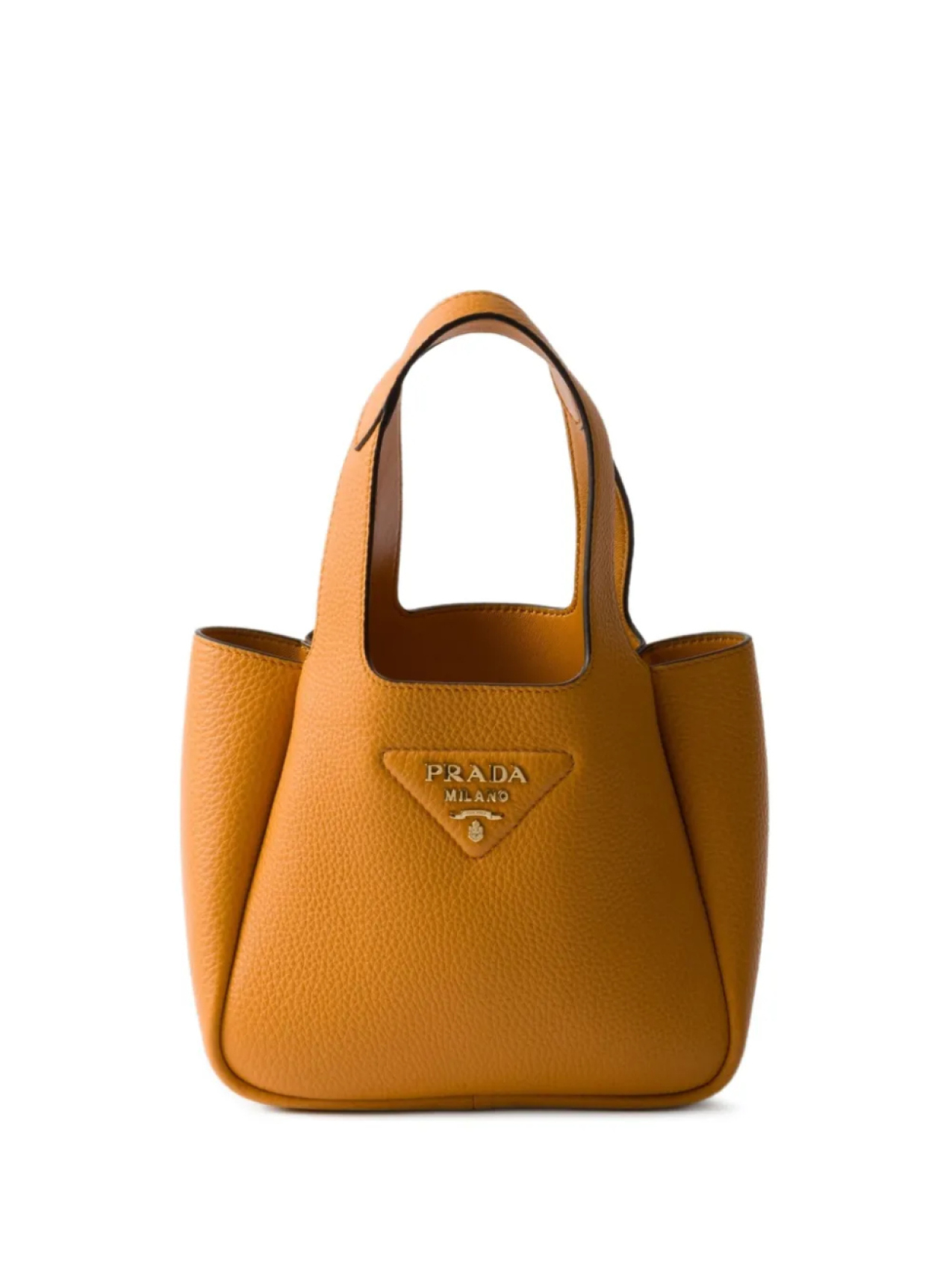 

Мини-сумка Prada из кожи, оранжевый