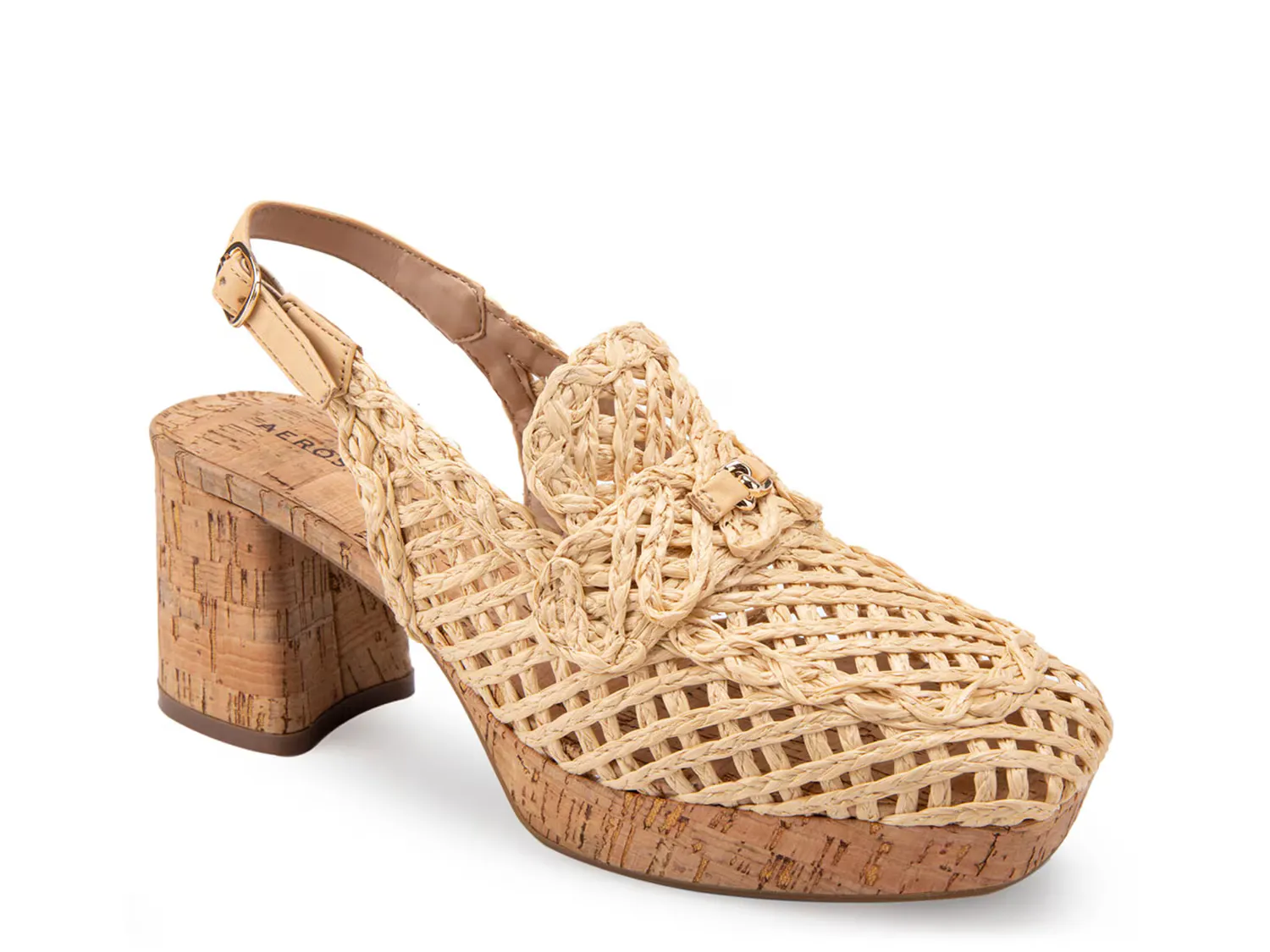 

Туфли Santiago Platform Pump Aerosoles, цвет beigeraffia