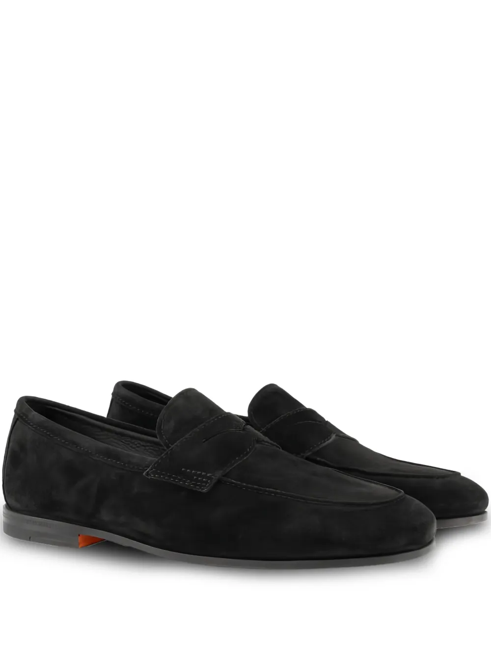 

Пенни-лоферы на плоской подошве Santoni, черный