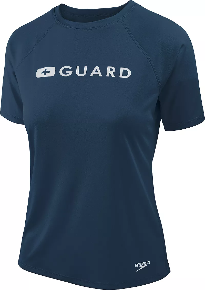 

Женская футболка для плавания Speedo Guard, цвет Speedo Navy