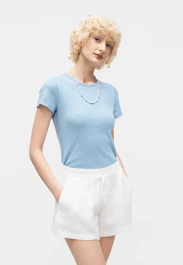 Шорты Gap, fresh white, свежий белый — фото 4