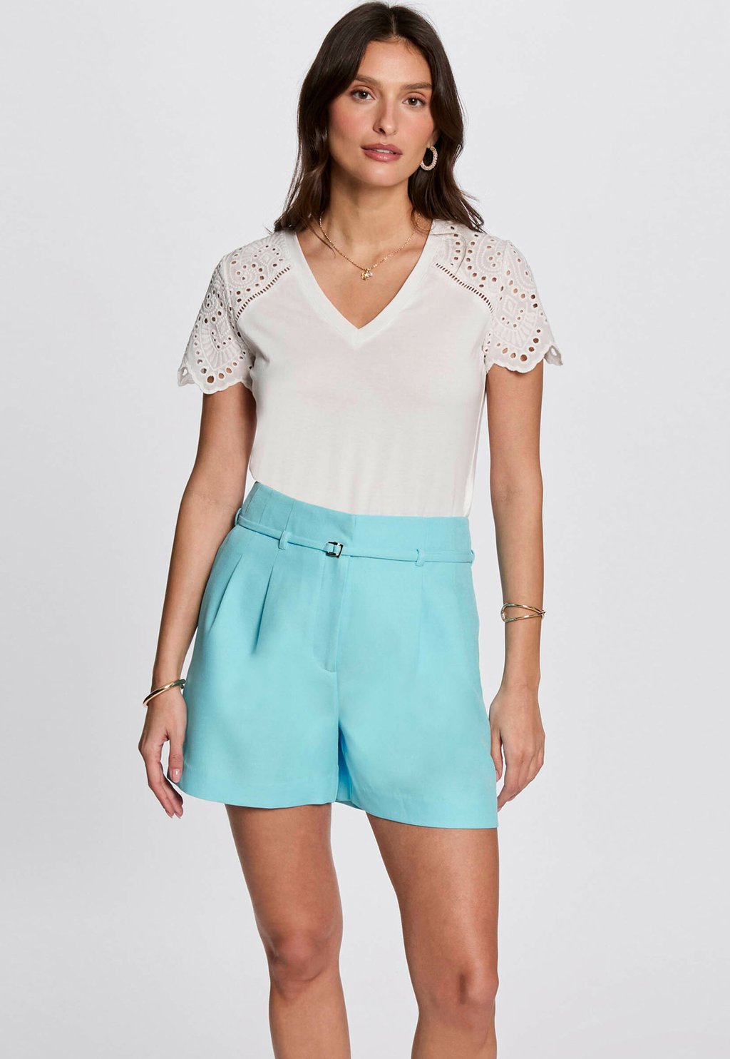 

Футболка с принтом SHORT-SLEEVED Morgan, белый
