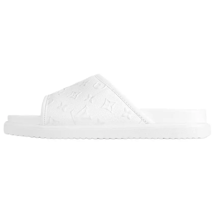 

LOUIS VUITTON Сандалии Miami Slide мужские белые