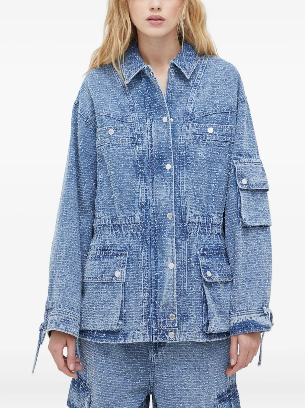 

Джинсовая куртка с кулиской Day Birger Et Mikkelsen, синий