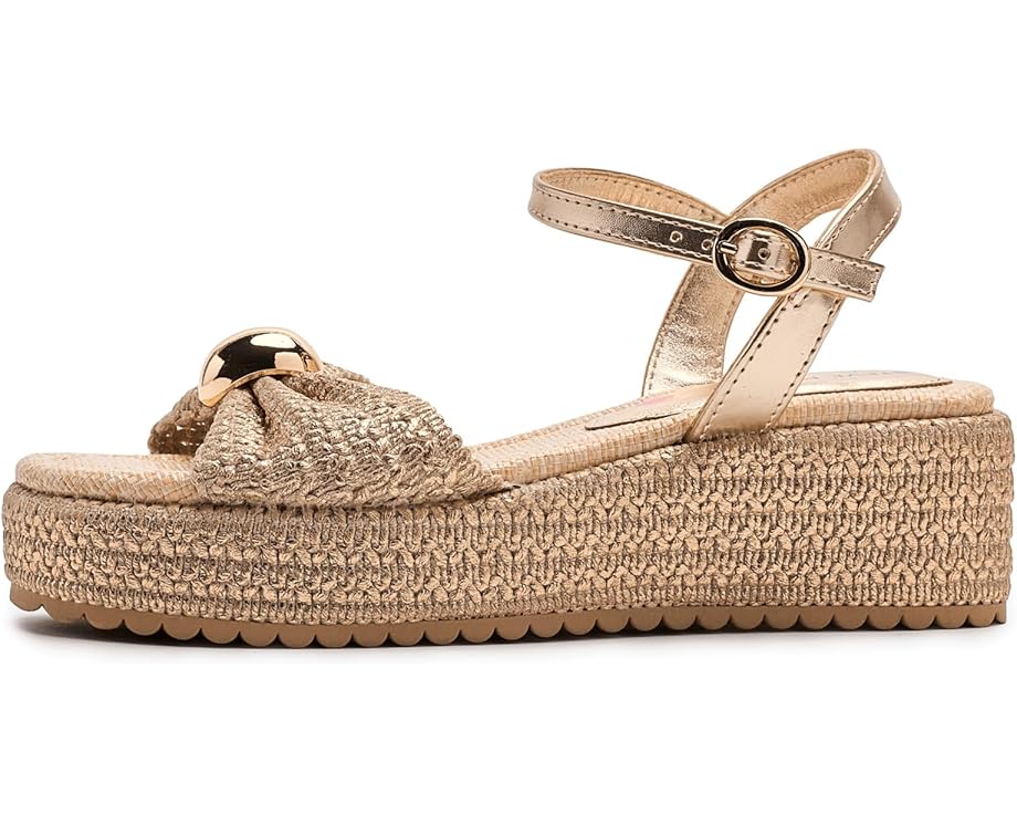 Детские туфли Steve Madden Chayna (Little Kid/Big Kid) Steve Madden Kids, Gold — фото 4
