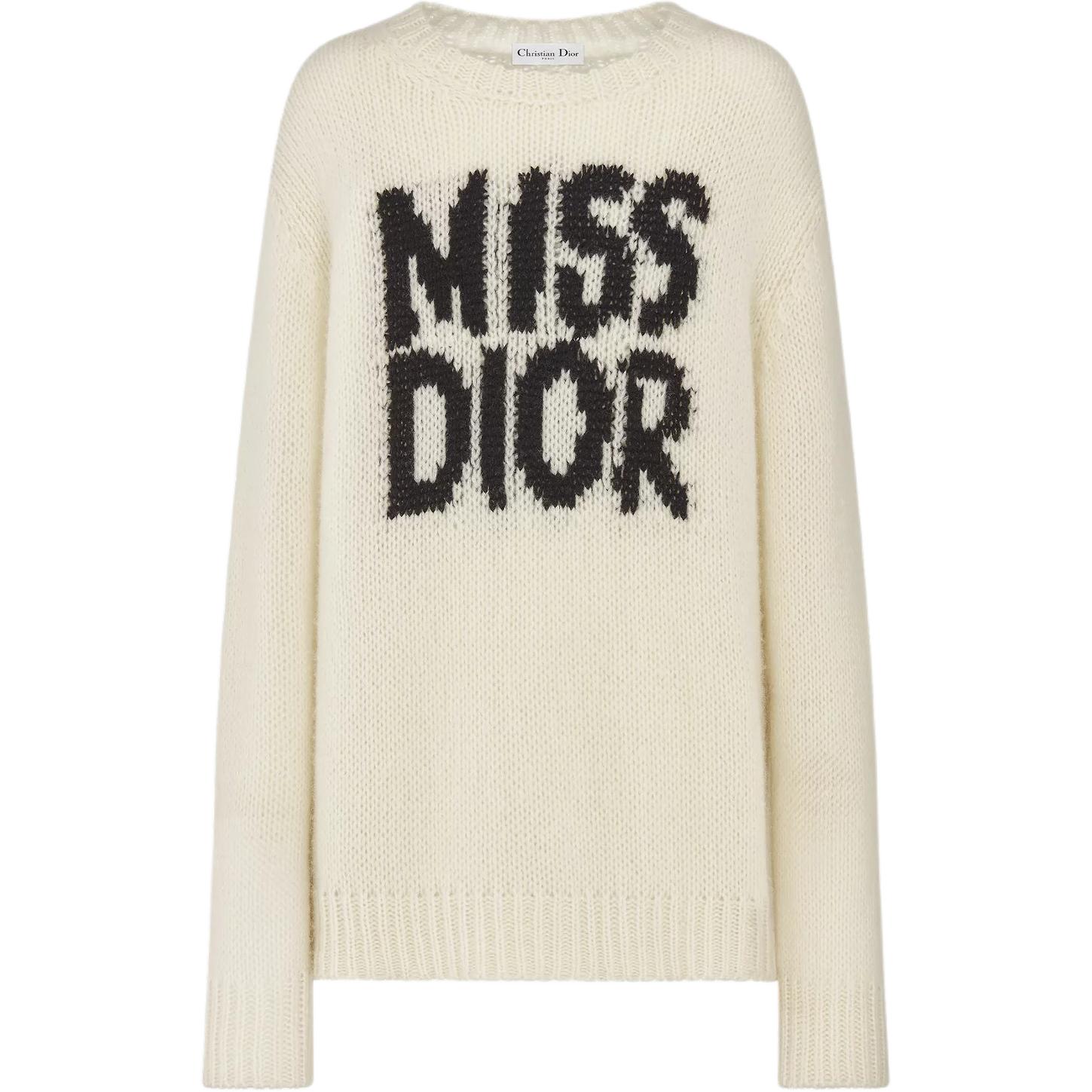 

Кашемировый свитер женский экрю DIOR
