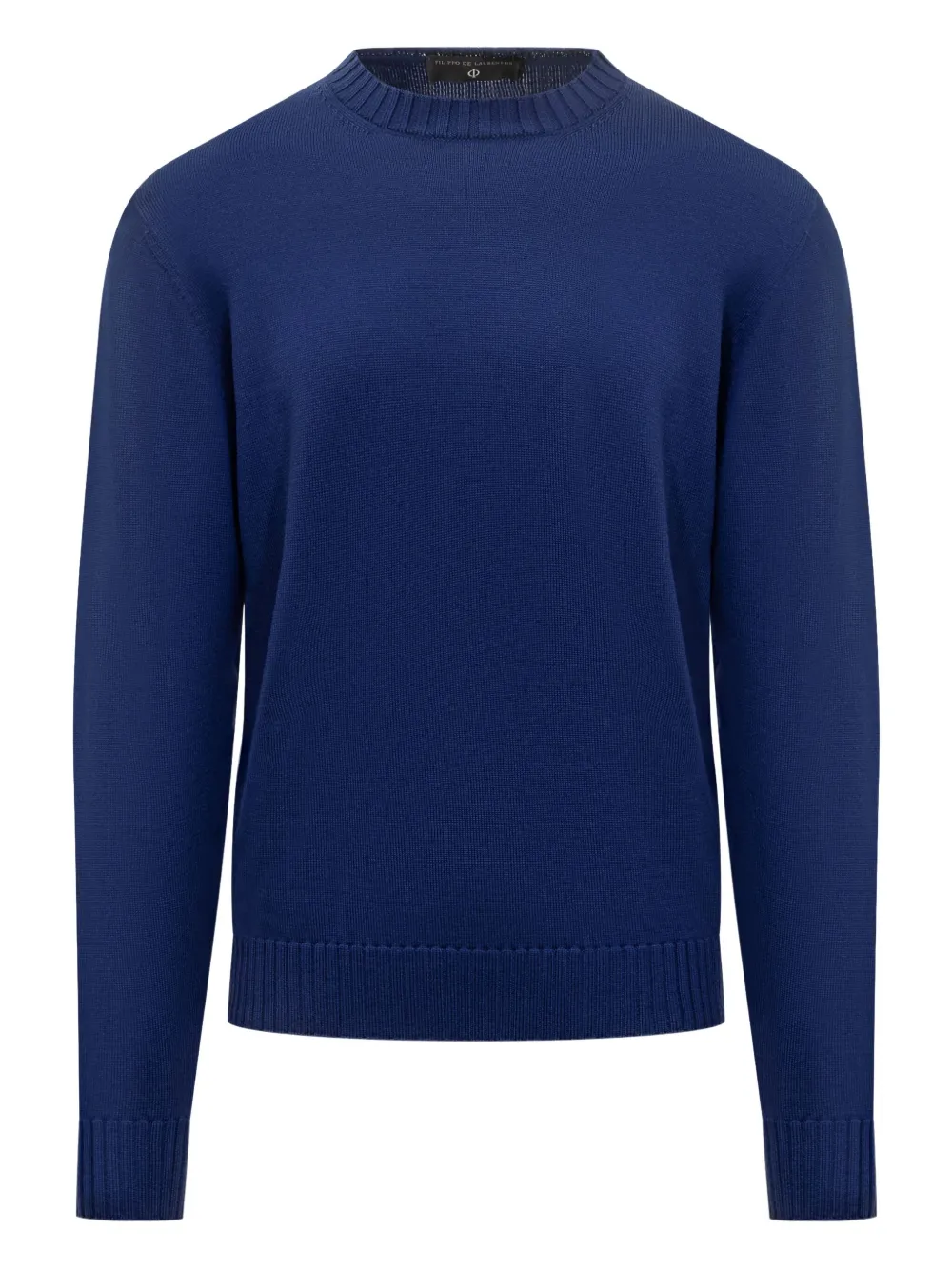 

Свитер с круглым вырезом Filippo De Laurentiis, синий