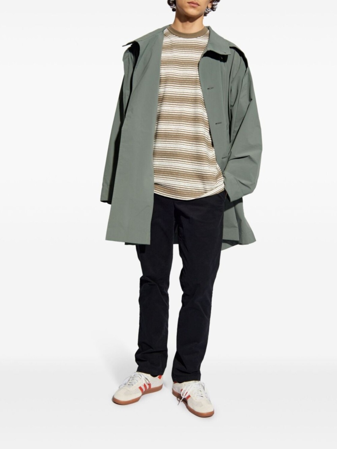 

Футболка в полоску Norse Projects, бежевый