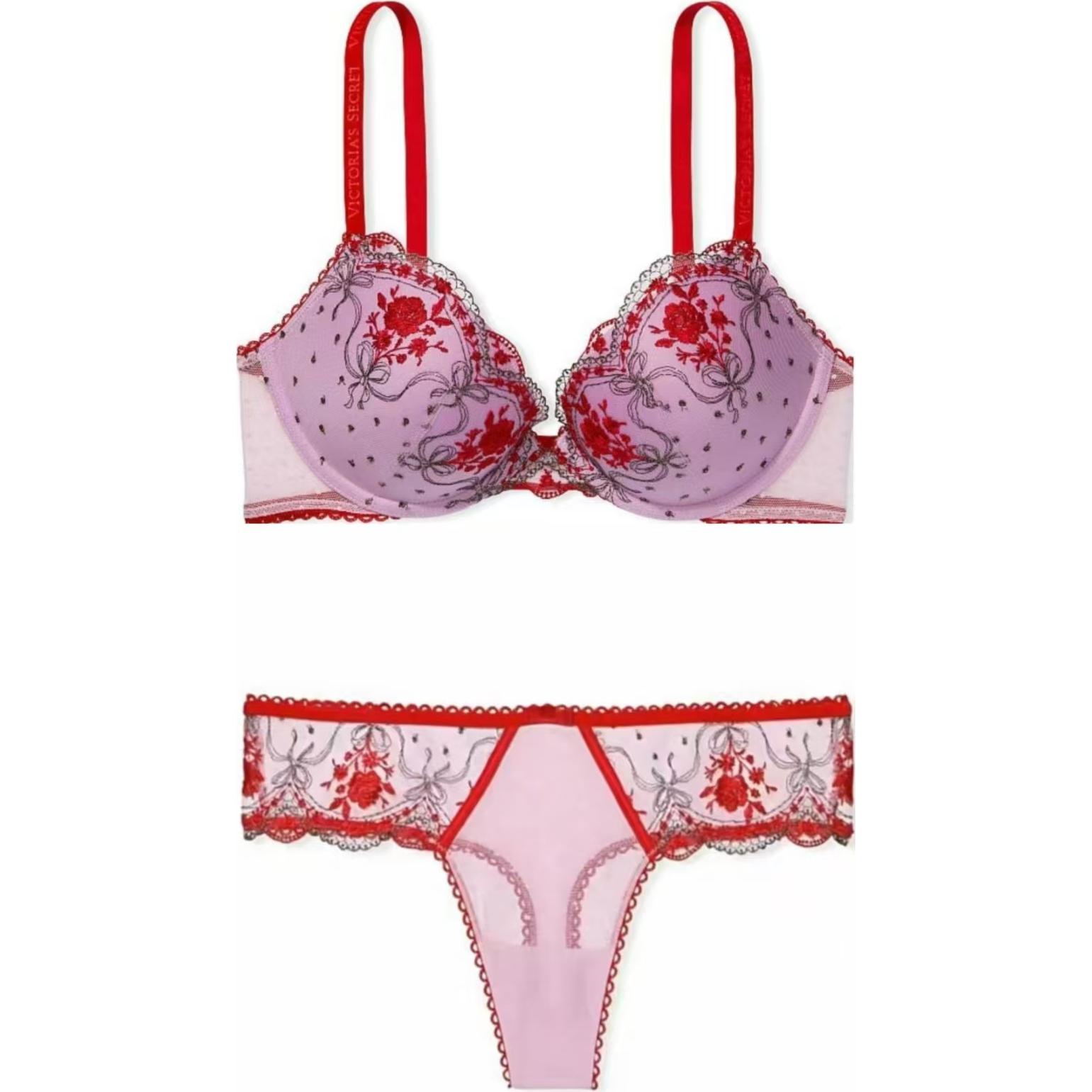 

Victoria's Secret Комплект нижнего белья женский фуксия