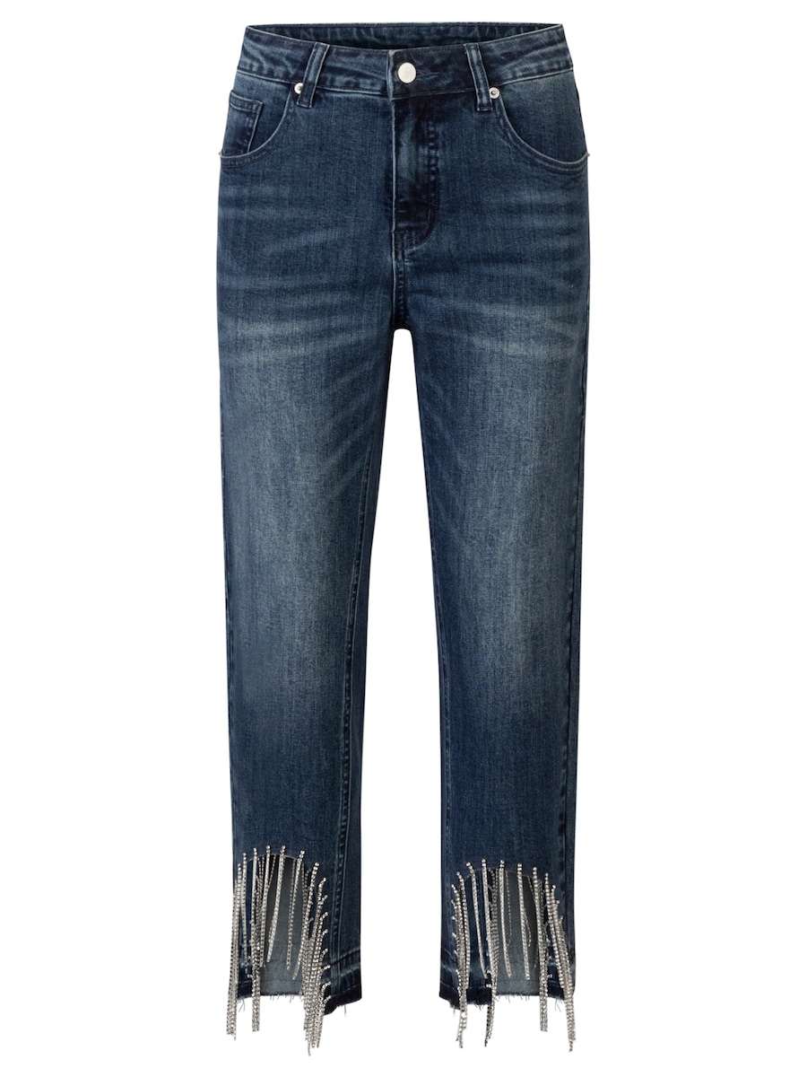 

Узкие джинсы APART, темно-синий