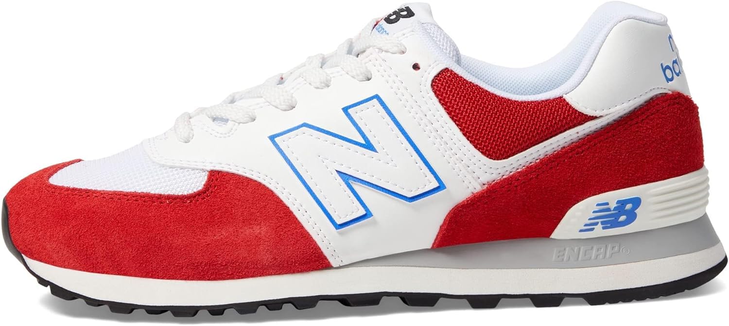 

Мужские кроссовки New Balance 574 Core, белый/красный