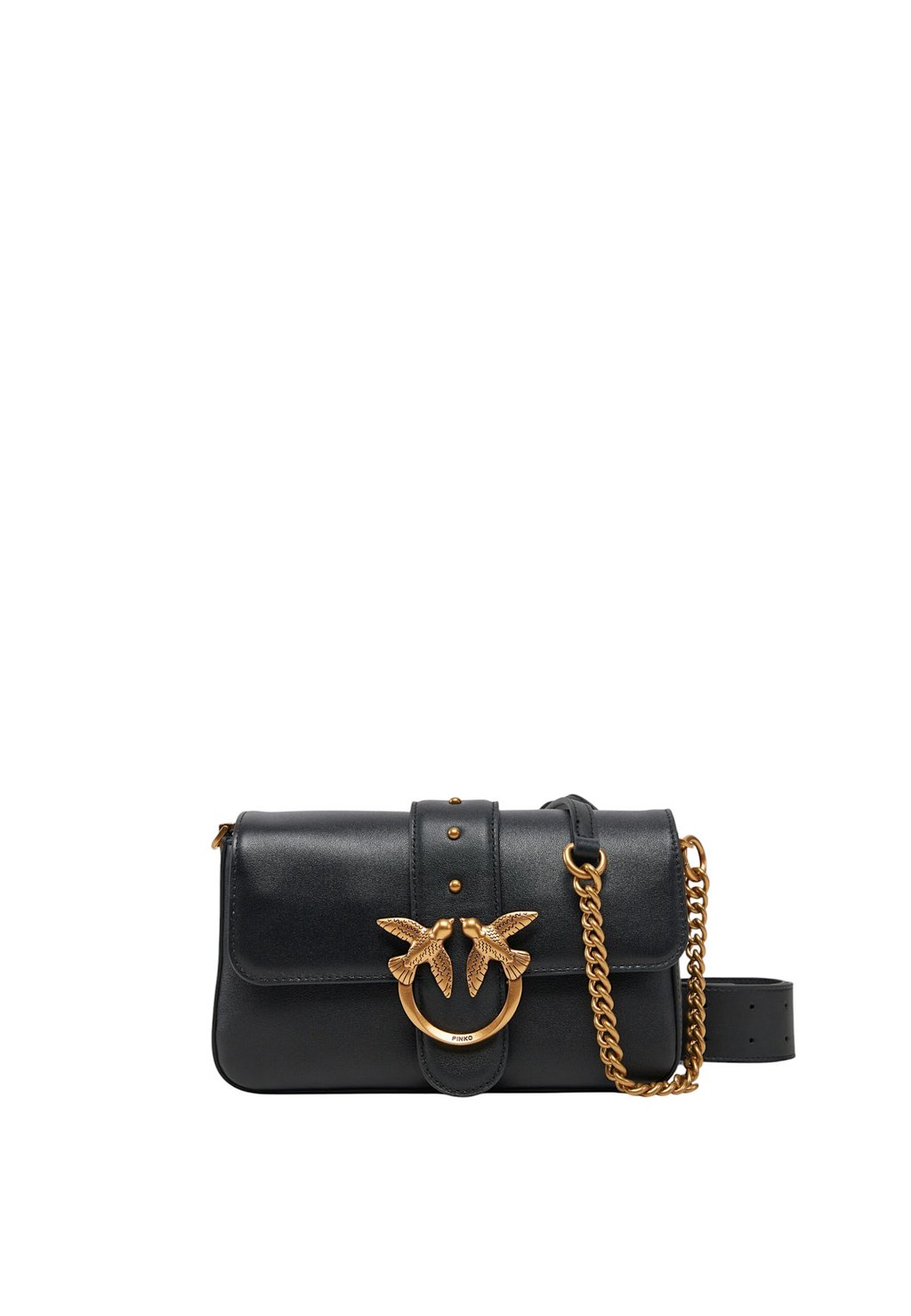 

Сумка через плечо LOVE ONE SLOUCHY FL VITELLO MORBIDO Pinko, черный