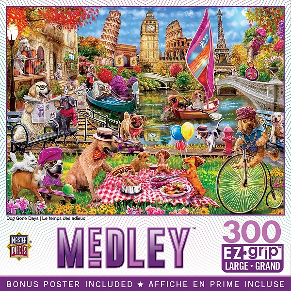 

Шедевры попурри - пазл "Собака ушла из жизни" из 300 деталей EZ Grip Masterpieces Puzzles, multicolor