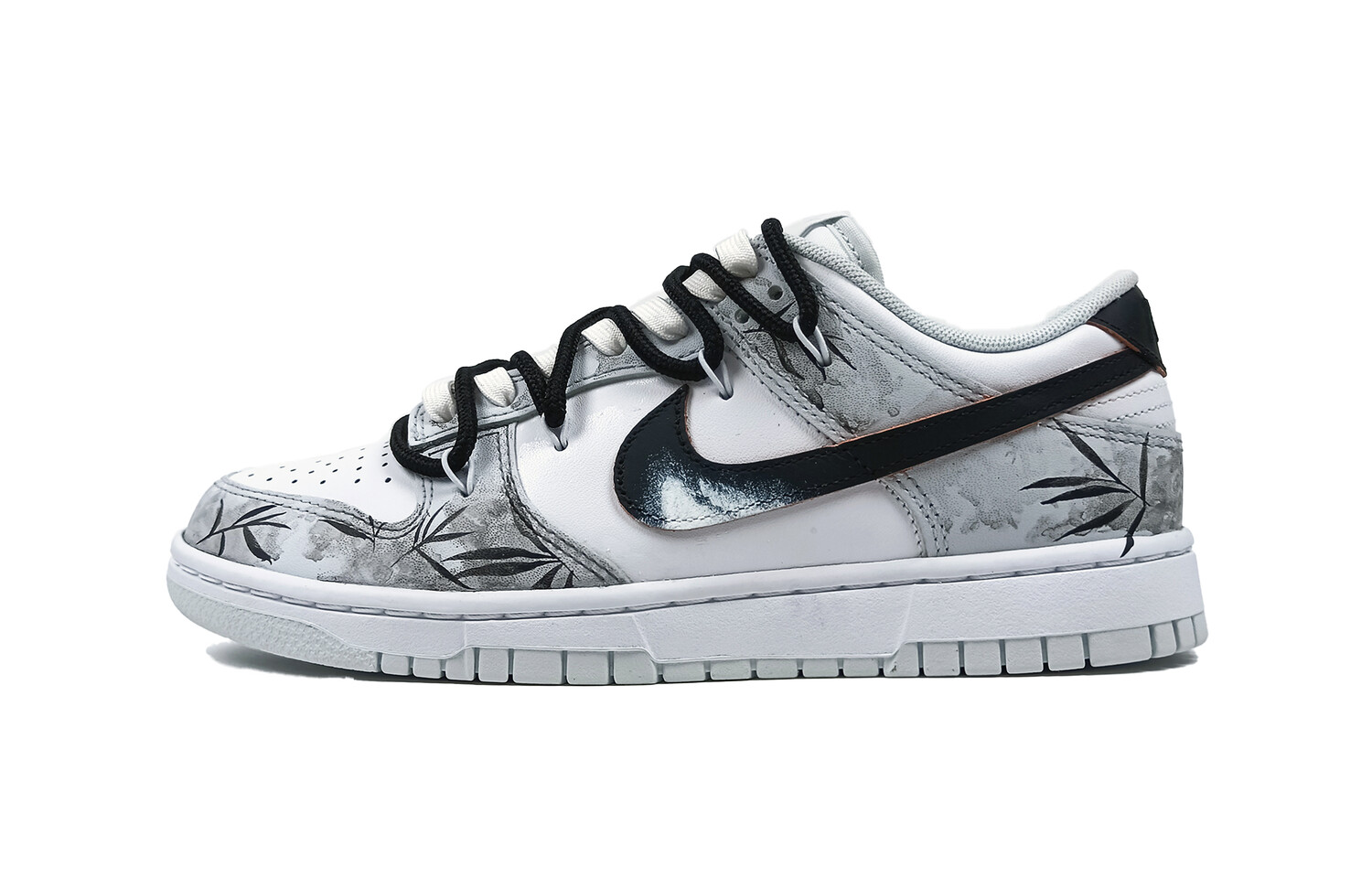 

Кроссовки Nike Dunk Skateboarding Shoes Unisex Low-top Gray, черный