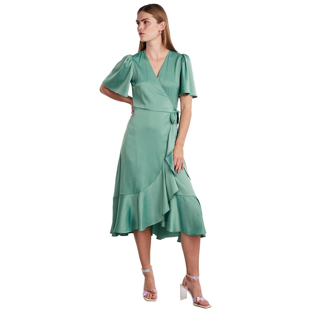 

Платье Yas Thea Short Sleeve Long, зеленый