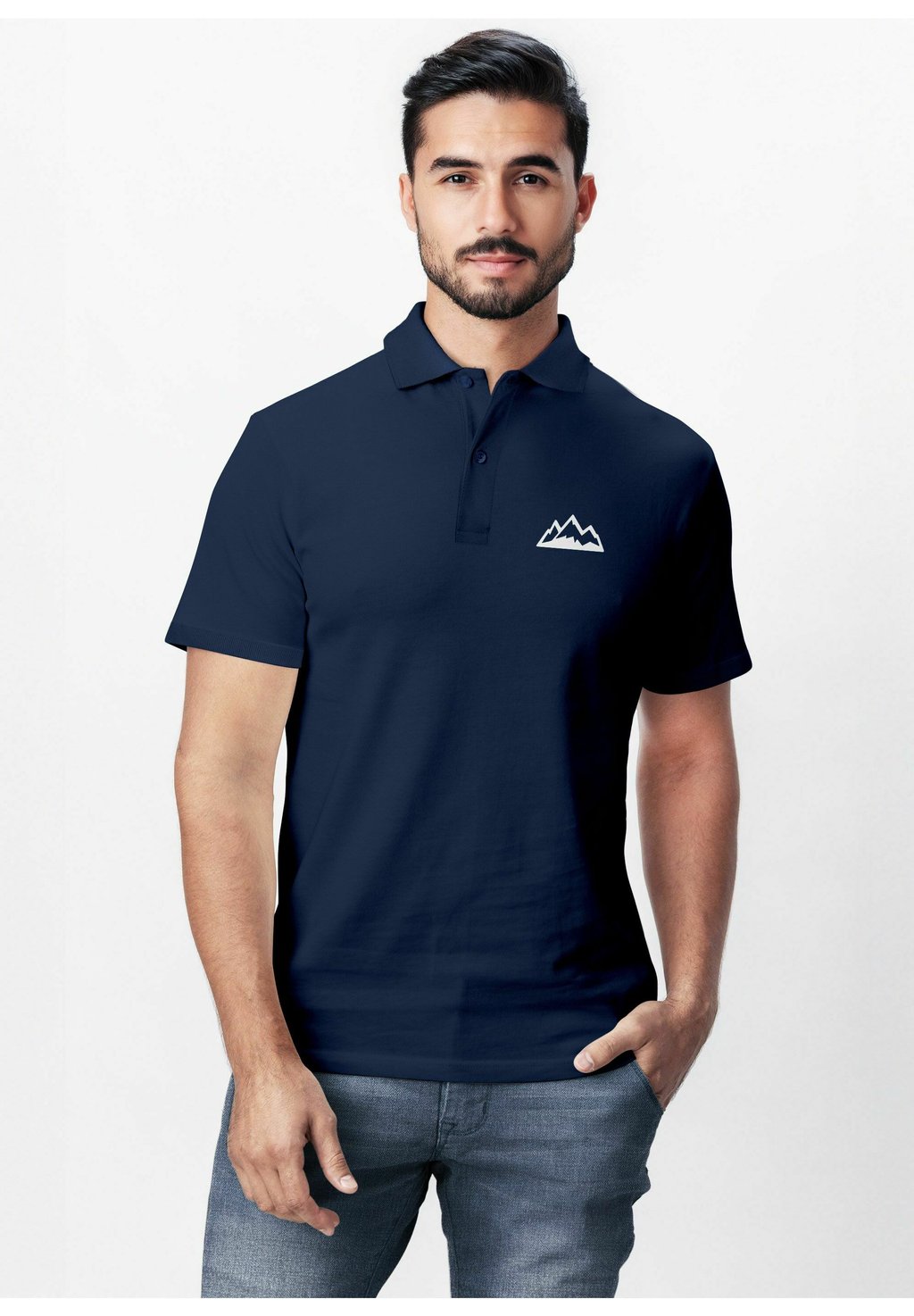 

Рубашка поло POLOSHIRT Neverless, темно-синий